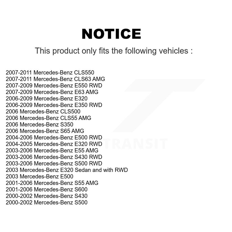 Front Suspension Stabilizer Bar Link Kit For Mercedes-Benz E350 E320 S430 S500 E500 CLS550 CLS500 E550 E55 AMG S55 E63 S600 CLS55 S350 CLS63 S65 KTR-100897