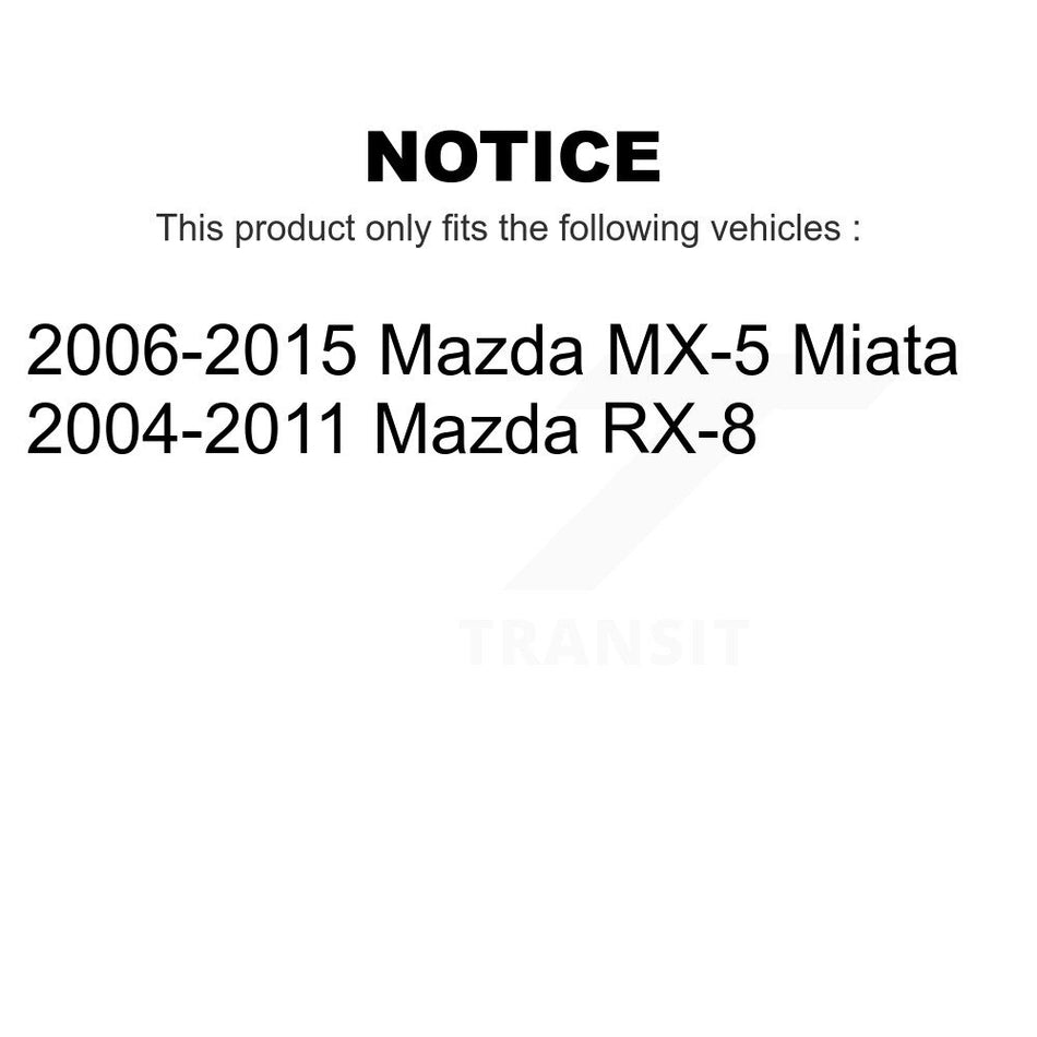 Rear Suspension Stabilizer Bar Link Pair For Mazda MX-5 Miata RX-8 KTR-100956