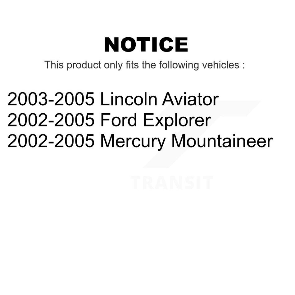 Rear Suspension Stabilizer Bar Link Pair For Ford Explorer Mercury Mountaineer Lincoln Aviator KTR-100994