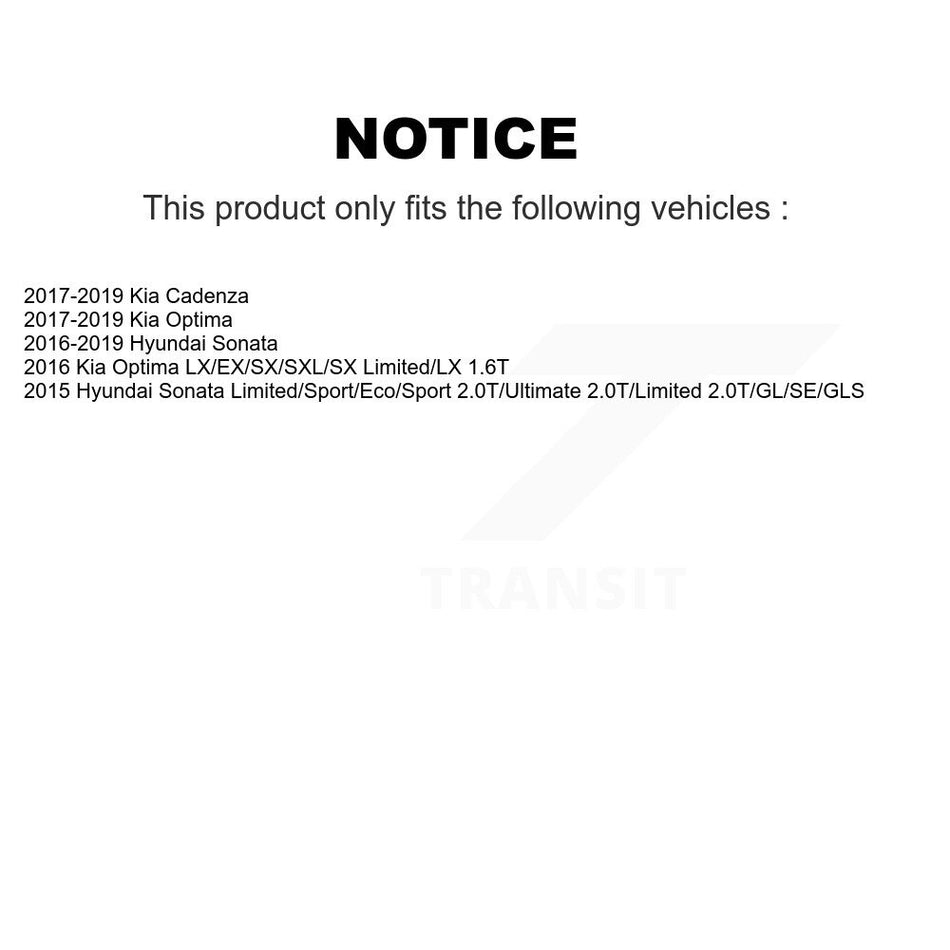 Rear Suspension Stabilizer Bar Link Kit For Hyundai Sonata Kia Optima Cadenza KTR-101082