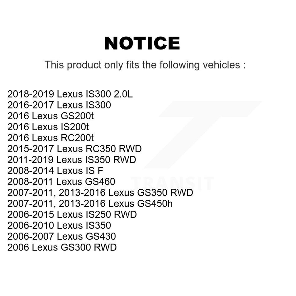 Front Suspension Ball Joints Kit For Lexus IS250 GS350 IS350 IS300 GS300 IS200t RC350 GS450h GS430 IS F RC200t GS460 GS200t KTR-101279