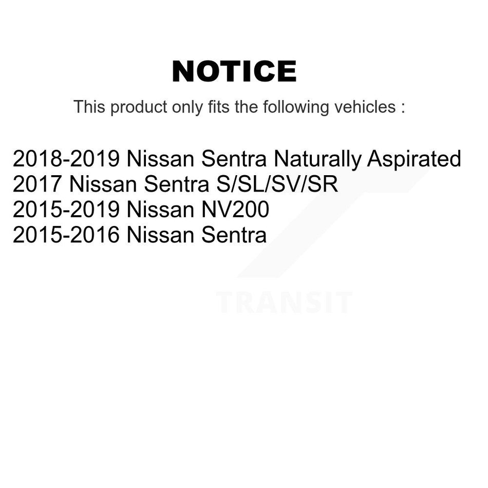 Front Suspension Control Arm And Ball Joint Assembly Steering Tie Rod End Stabilizer Bar Link Kit (8Pc) For Nissan Sentra NV200 KTR-101686