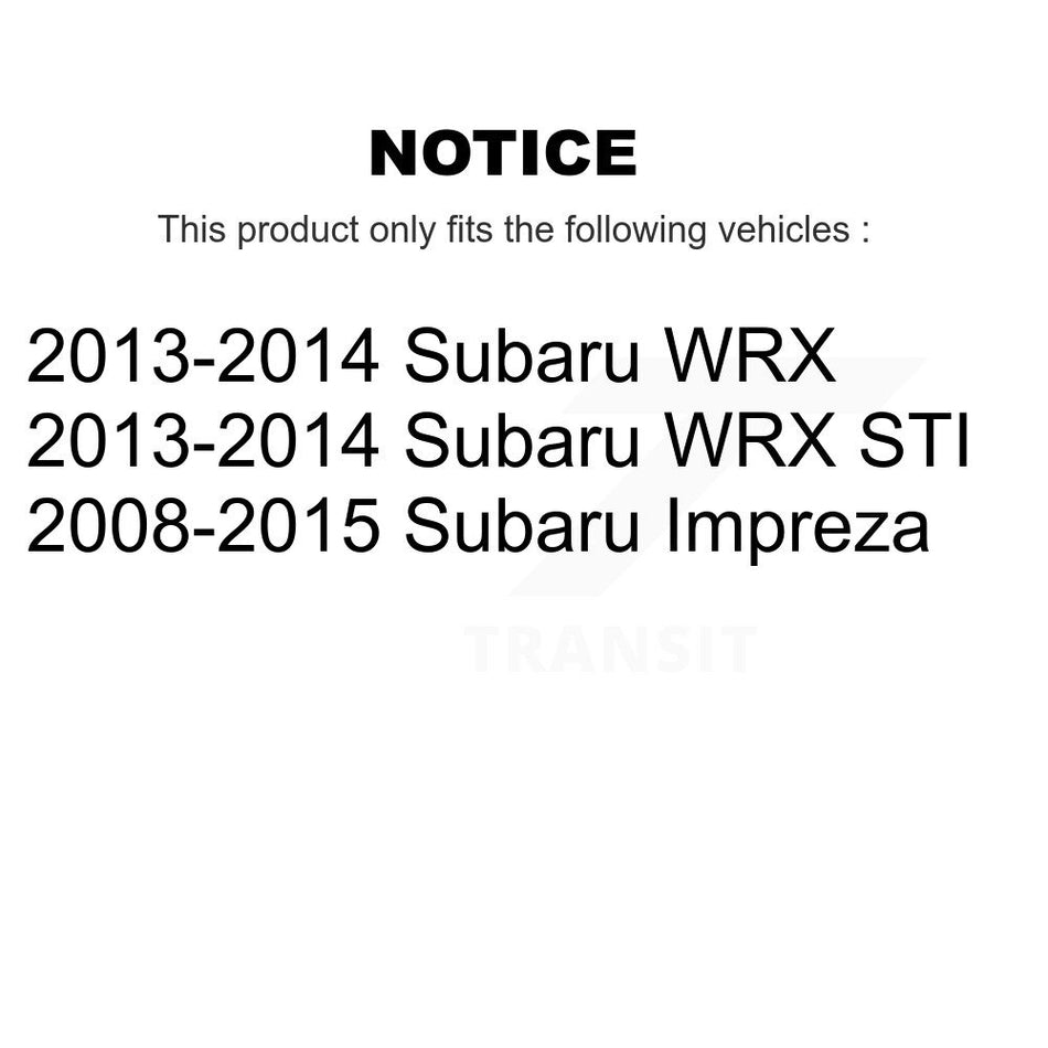 Front Rear Suspension Stabilizer Bar Link Kit For Subaru Impreza WRX STI KTR-102039