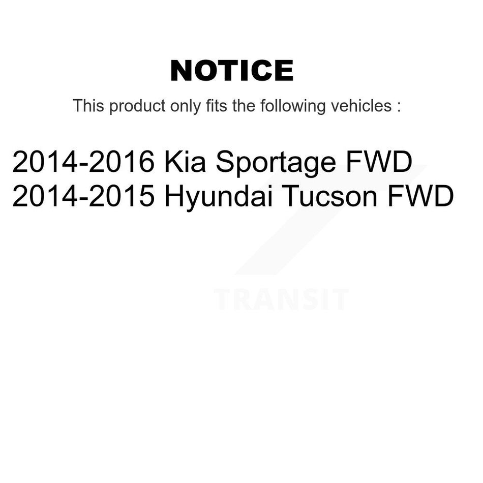 Front Rear Suspension Stabilizer Bar Link Kit For Kia Sportage Hyundai Tucson FWD KTR-102074