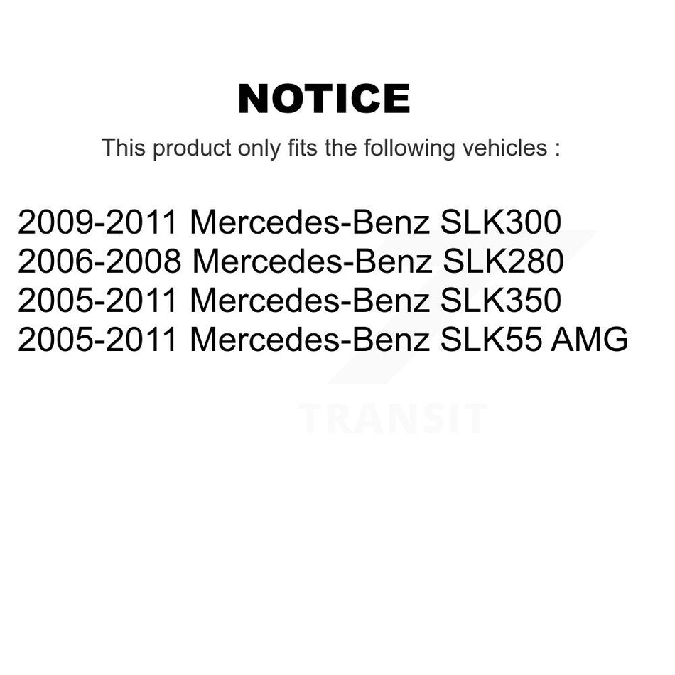 Front Rear Suspension Stabilizer Bar Link Kit For Mercedes-Benz SLK350 SLK280 SLK300 SLK55 AMG KTR-102104