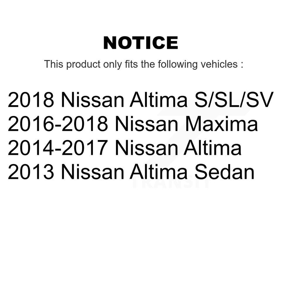 Front Rear Suspension Stabilizer Bar Link Kit For Nissan Altima Maxima KTR-102169