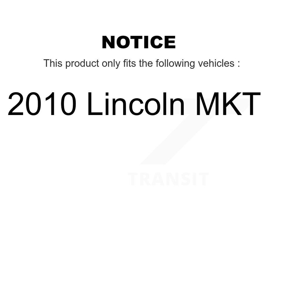 Front Rear Suspension Stabilizer Bar Link Kit For 2010 Lincoln MKT KTR-102171