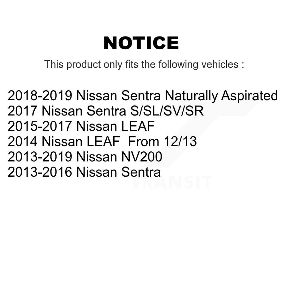 Front Suspension Ball Joint And Tie Rod End Kit For Nissan Sentra NV200 LEAF KTR-102445