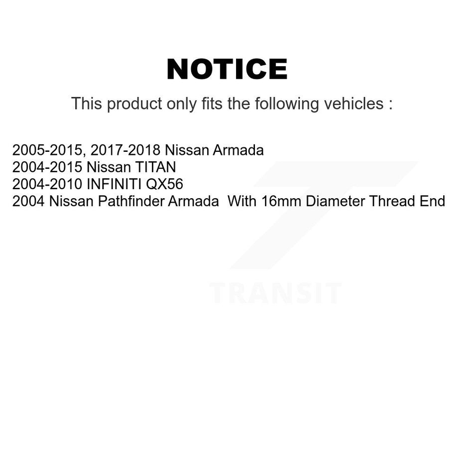 Front Suspension Ball Joint And Tie Rod End Kit For Nissan Titan Armada INFINITI QX56 Pathfinder TITAN KTR-102518