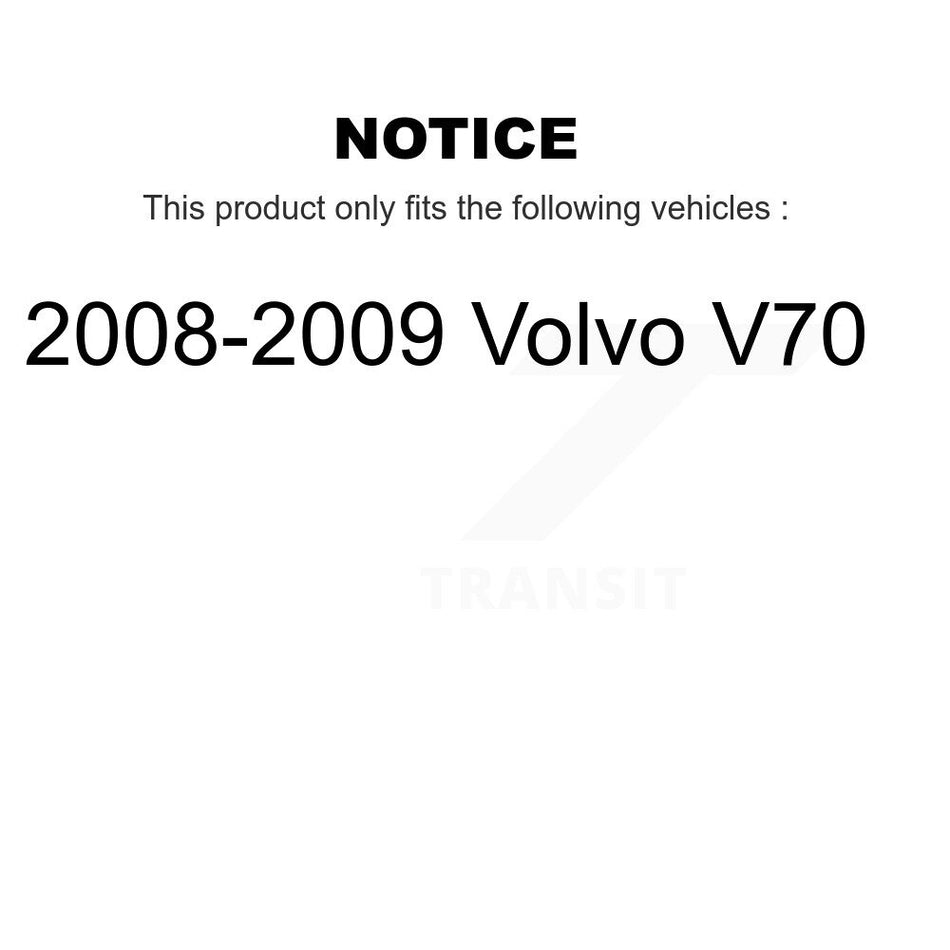 Front Suspension Ball Joint And Tie Rod End Kit For 2008-2009 Volvo V70 KTR-102521