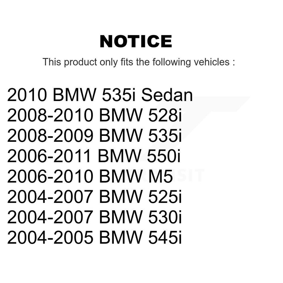 Front Suspension Control Arm Assembly And Tie Rod End Kit For BMW 530i 528i 525i 535i 550i 545i M5 KTR-102615