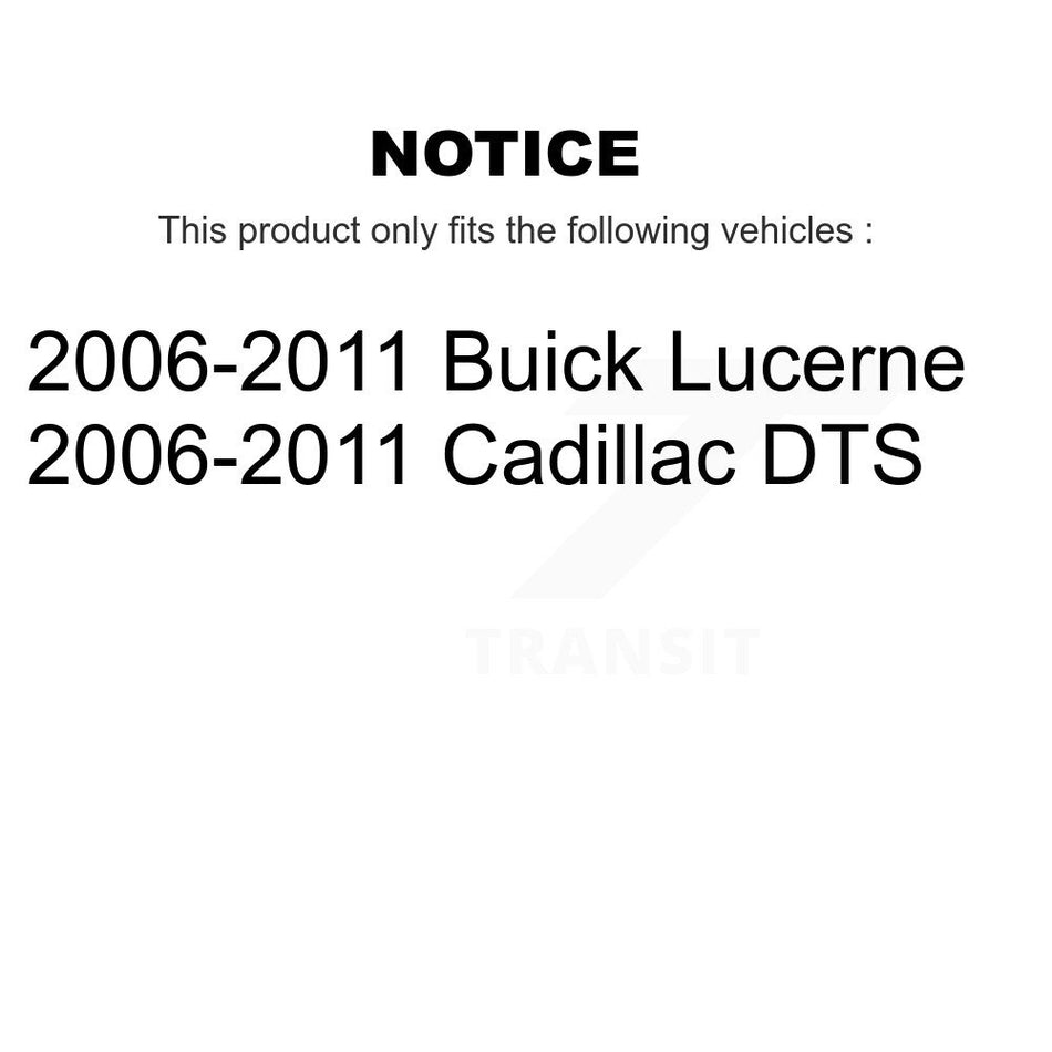 Front Suspension Control Arm Assembly And Tie Rod End Kit For 2006-2011 Buick Lucerne Cadillac DTS KTR-102799