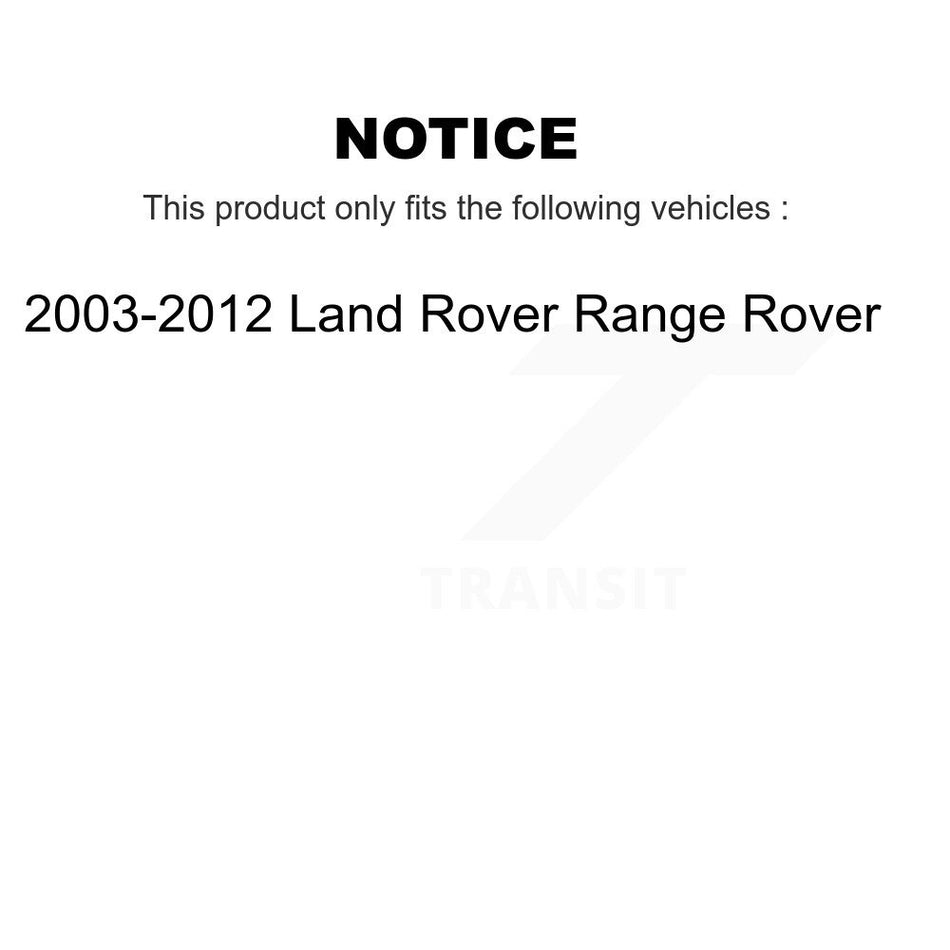 Front Suspension Control Arm Assembly And Tie Rod End Kit For 2003-2012 Land Rover Range KTR-102812