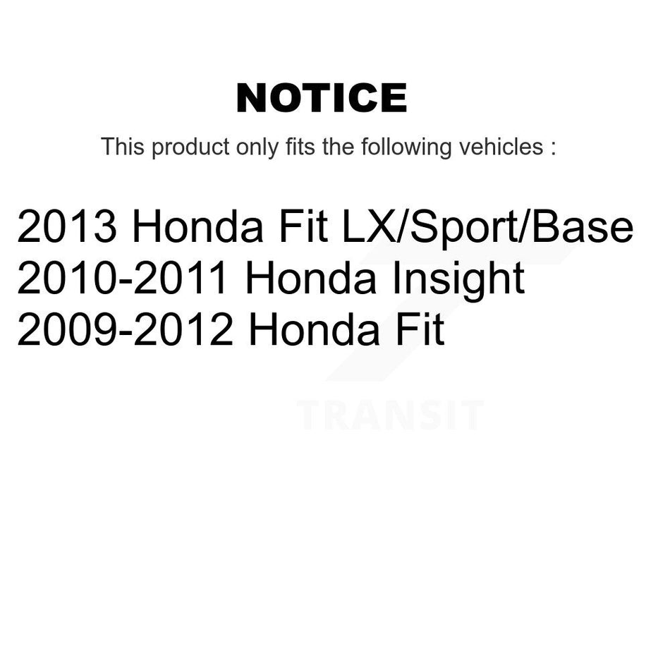 Front Suspension Control Arm And Ball Joint Assembly Stabilizer Bar Link Kit For Honda Fit Insight KTR-103079