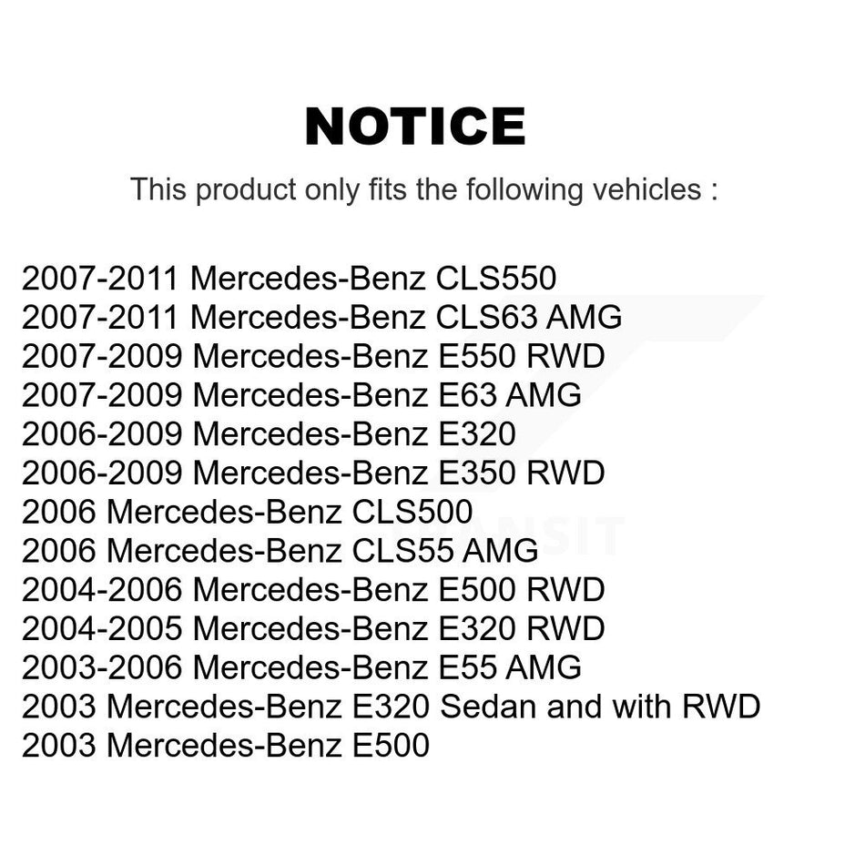 Front Steering Tie Rod End Kit For Mercedes-Benz E350 E320 E500 CLS550 CLS500 E550 E55 AMG E63 CLS55 CLS63 KTR-103824