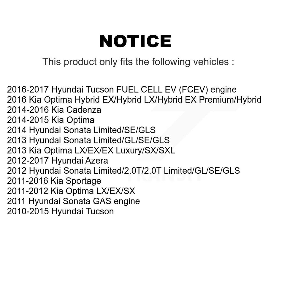 Front Steering Tie Rod End Kit For Hyundai Kia Sonata Optima Tucson Sportage Azera Cadenza KTR-103853