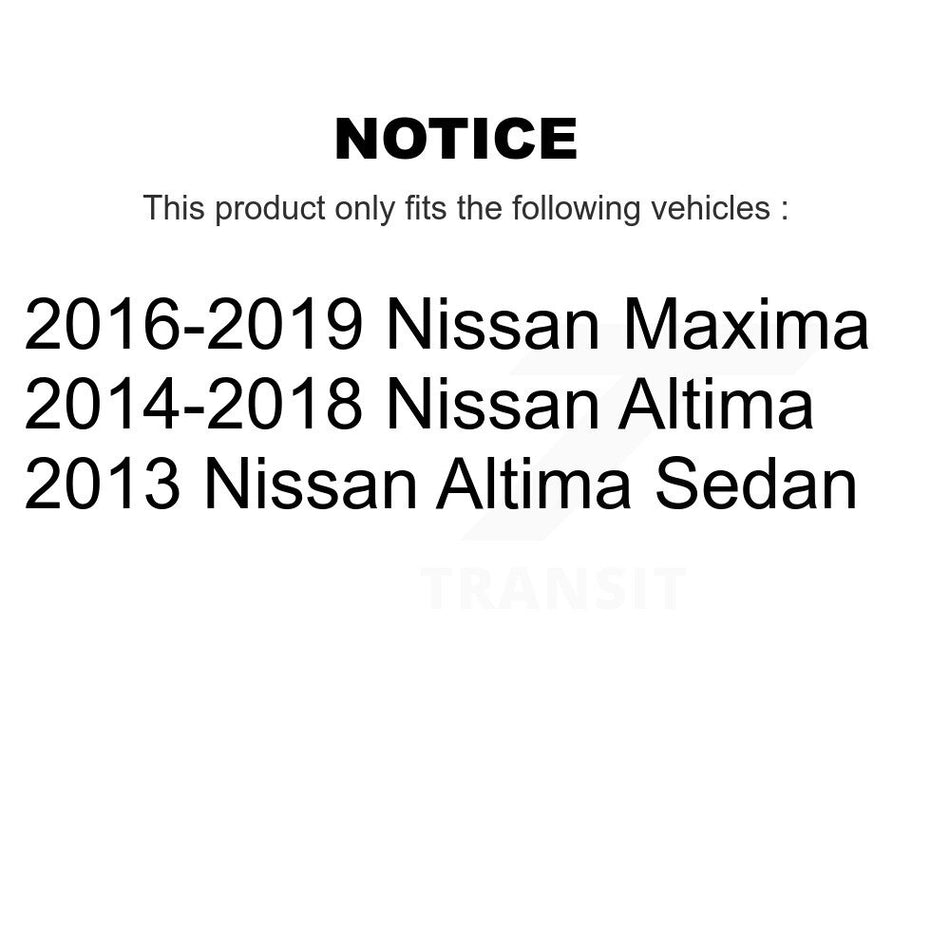 Front Steering Tie Rod End Kit For Nissan Altima Maxima KTR-103892