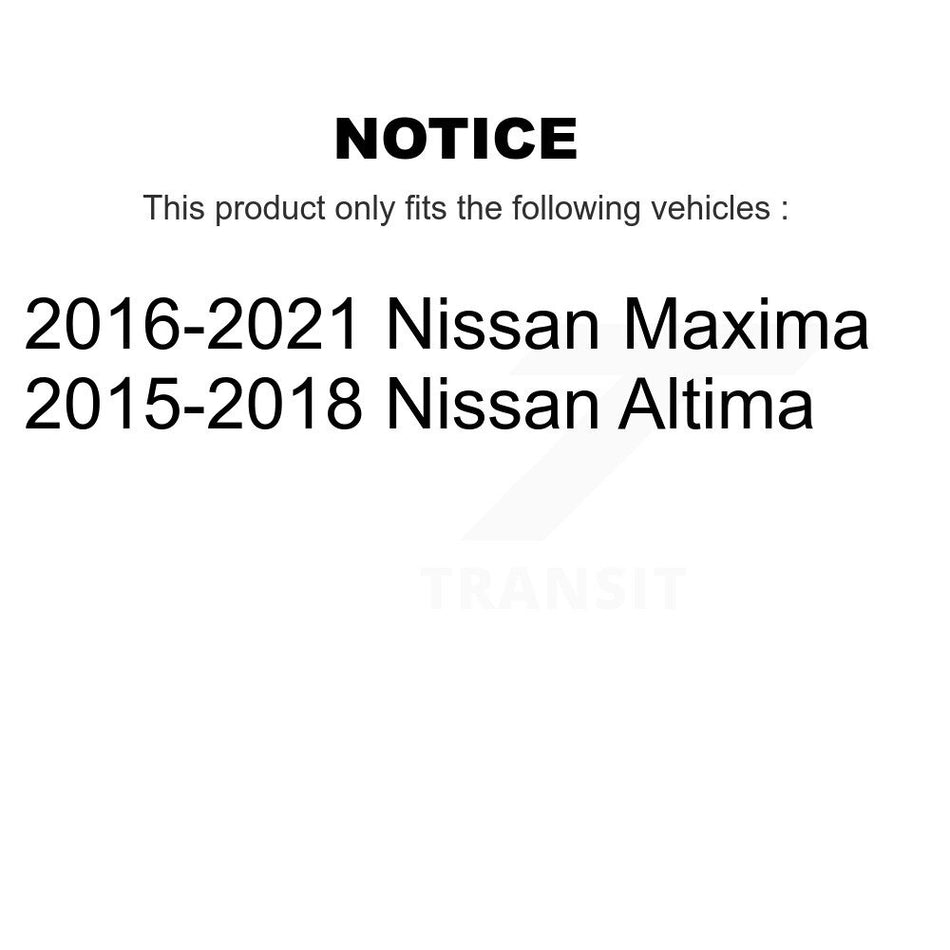 Front Suspension Control Arm And Ball Joint Assembly Kit For Nissan Altima Maxima KTR-104127